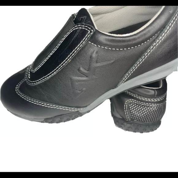 Anne Klein Black Leather Upper Balance Women Shoes - Picture 5 of 6